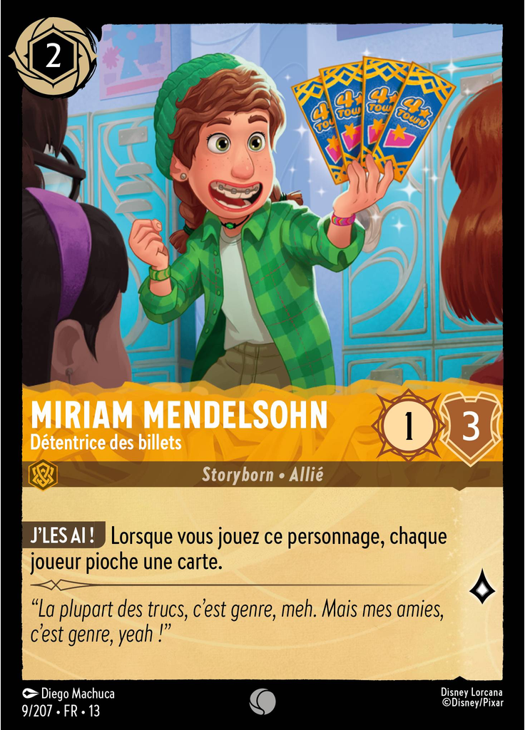 Miriam Mendelsohn - Ticket Holder