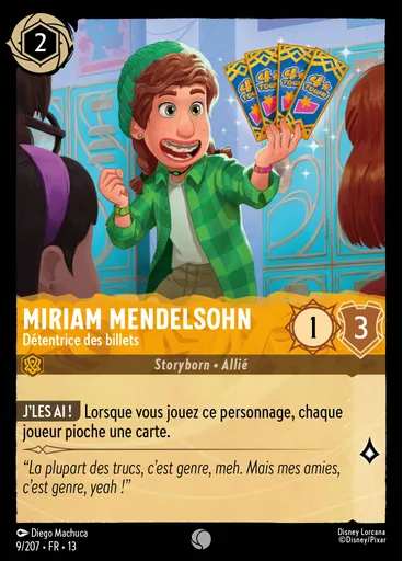 Miriam Mendelsohn - Ticket Holder