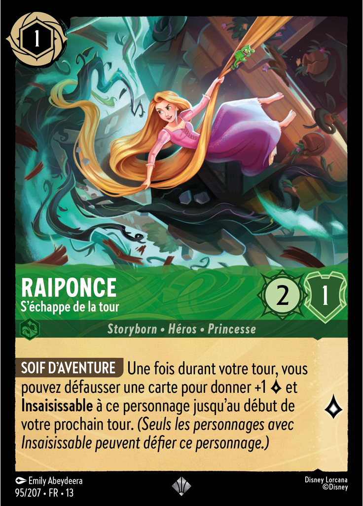 Rapunzel - Escaping the Tower (Foil)