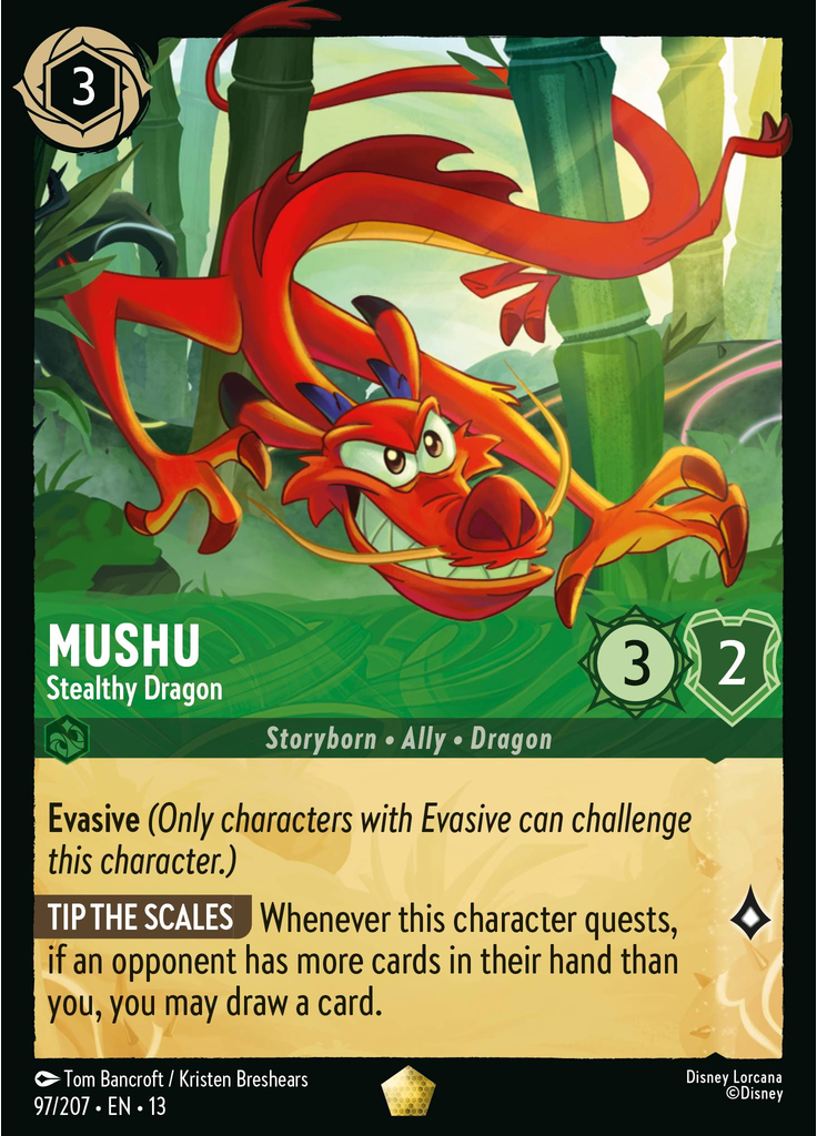 Mushu - Stealthy Dragon (Foil)