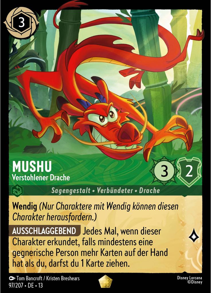 Mushu - Stealthy Dragon