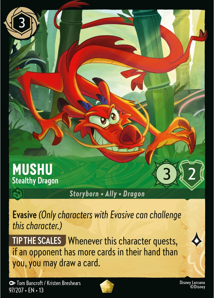 Mushu - Stealthy Dragon