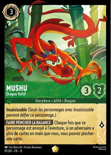 Mushu - Stealthy Dragon