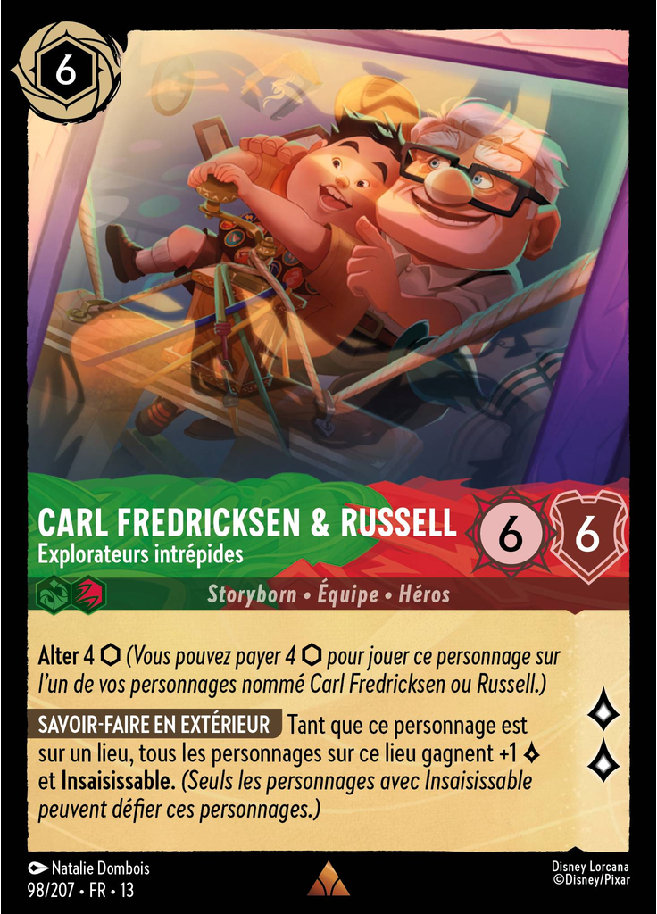 Carl Fredricksen & Russell - Intrepid Explorers (Foil)