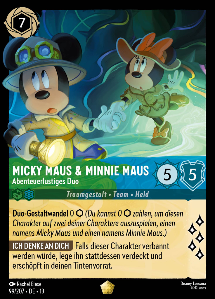 Mickey Mouse & Minnie Mouse - Adventuring Duo (Foil)