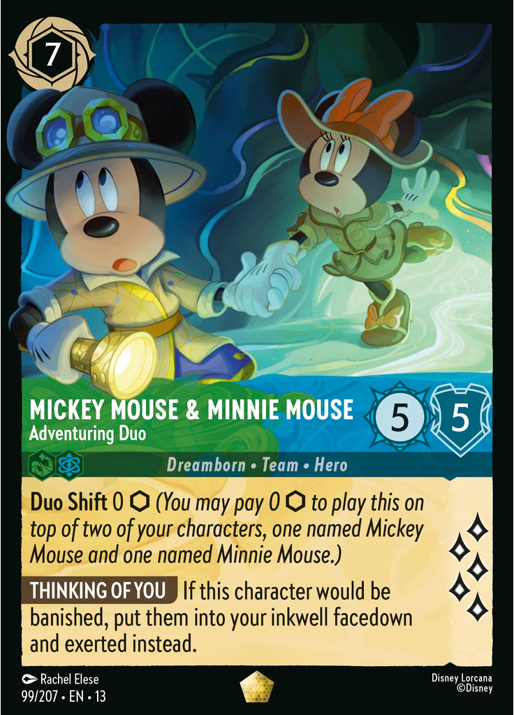 Mickey Mouse & Minnie Mouse - Adventuring Duo (Foil)