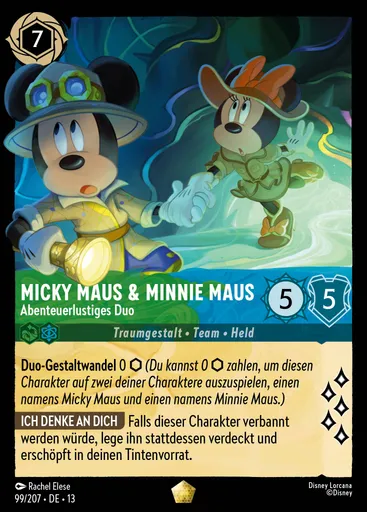 Mickey Mouse & Minnie Mouse - Adventuring Duo