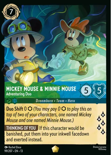Mickey Mouse & Minnie Mouse - Adventuring Duo