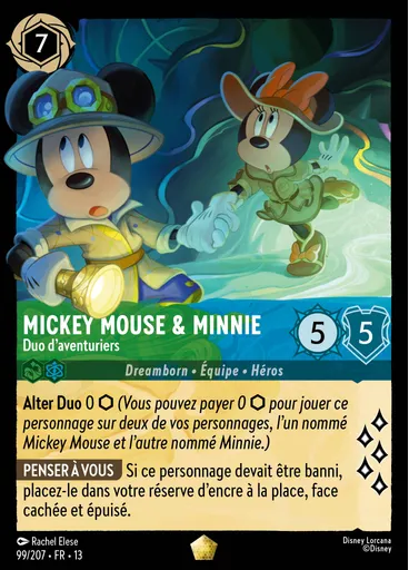Mickey Mouse & Minnie Mouse - Adventuring Duo