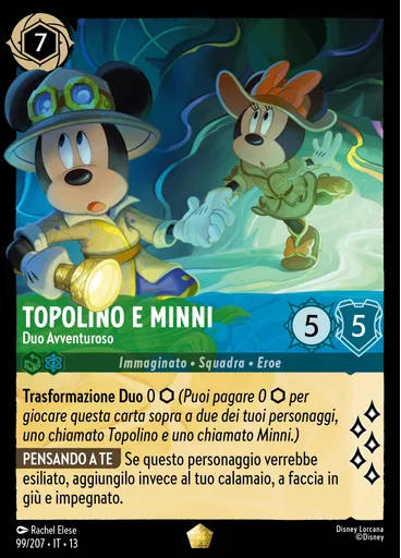 Mickey Mouse & Minnie Mouse - Adventuring Duo