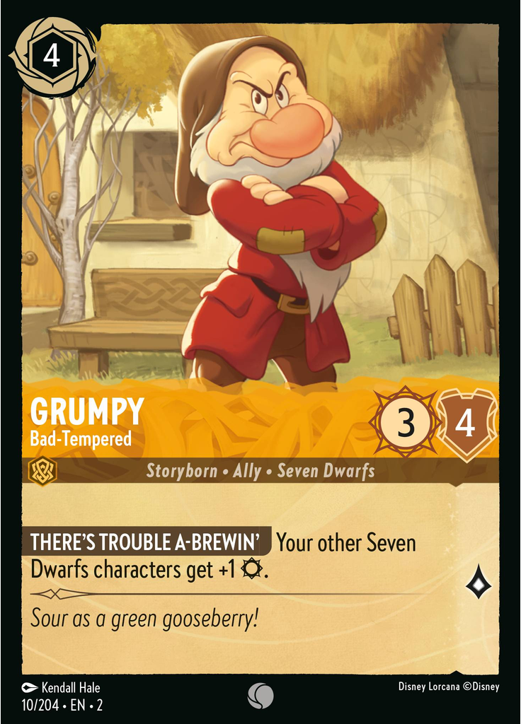 Grumpy - Bad-Tempered (Foil)