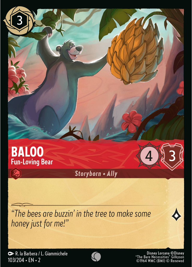 Baloo - Fun-Loving Bear (Foil)