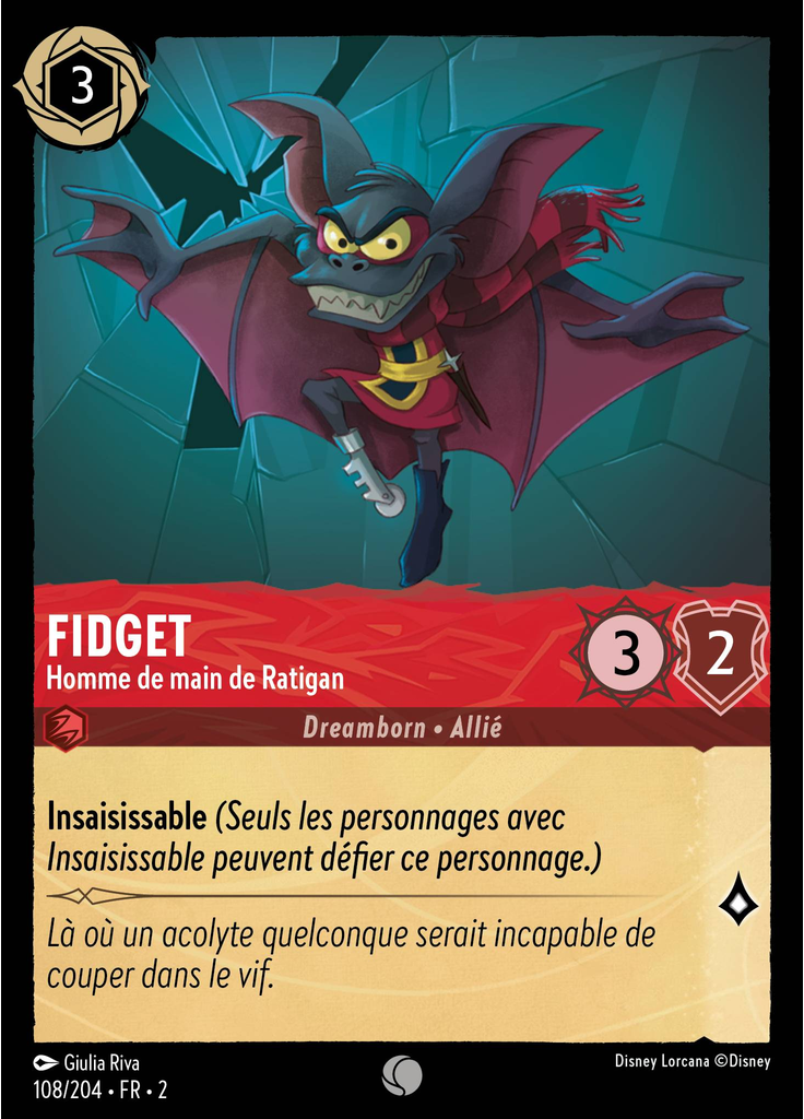 Fidget - Ratigan's Henchman (Foil)