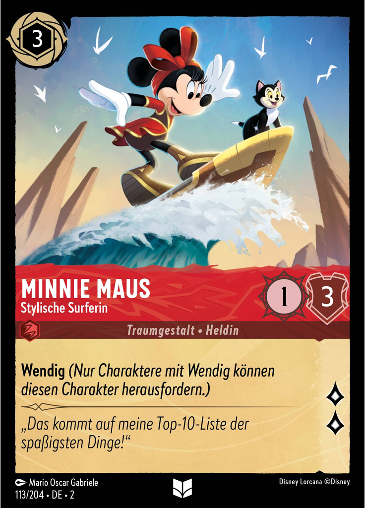 Minnie Mouse - Stylish Surfer (Foil)