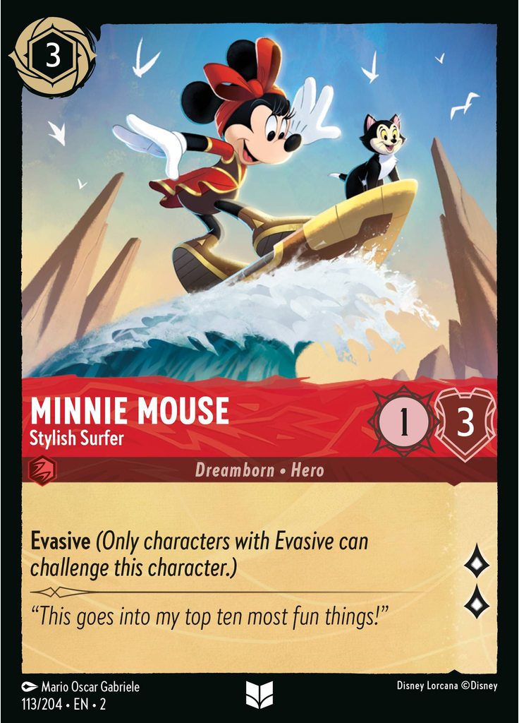 Minnie Mouse - Stylish Surfer (Foil)