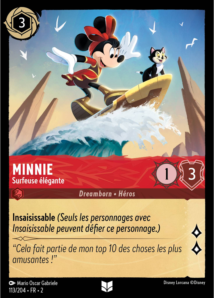 Minnie Mouse - Stylish Surfer (Foil)
