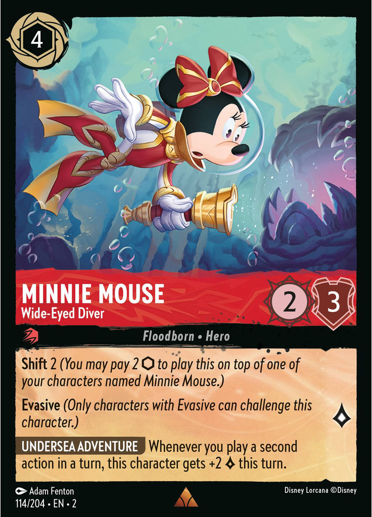 Minnie Mouse - Wide-Eyed Diver (Foil)