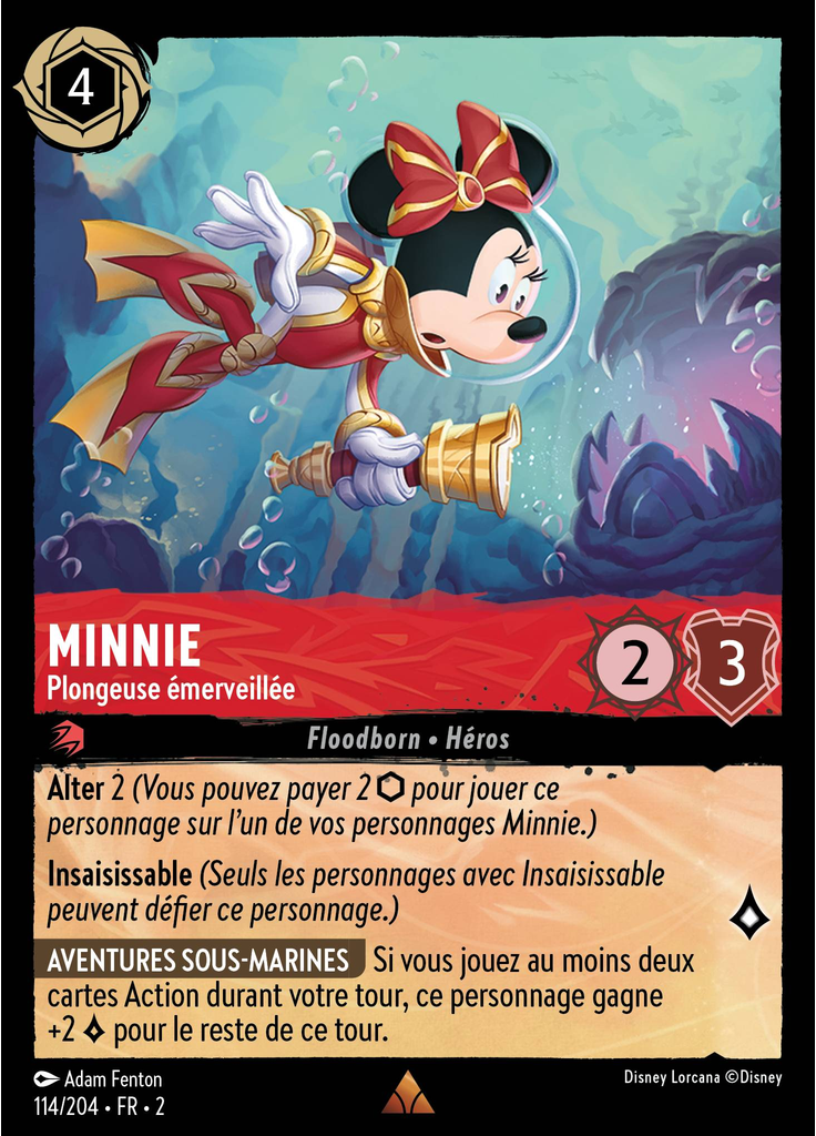 Minnie Mouse - Wide-Eyed Diver (Foil)