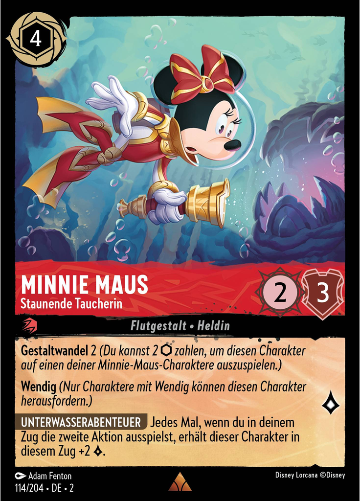 Minnie Mouse - Wide-Eyed Diver