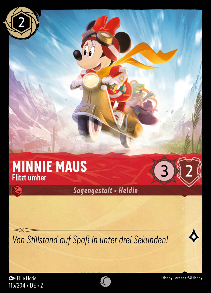 Minnie Mouse - Zipping Around (Foil)