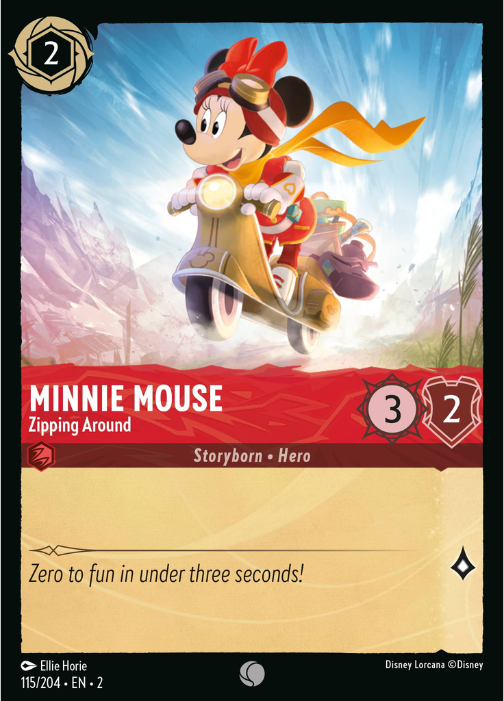 Minnie Mouse - Zipping Around (Foil)