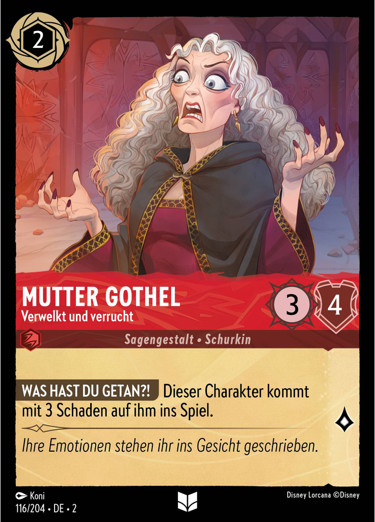 Mother Gothel - Withered and Wicked