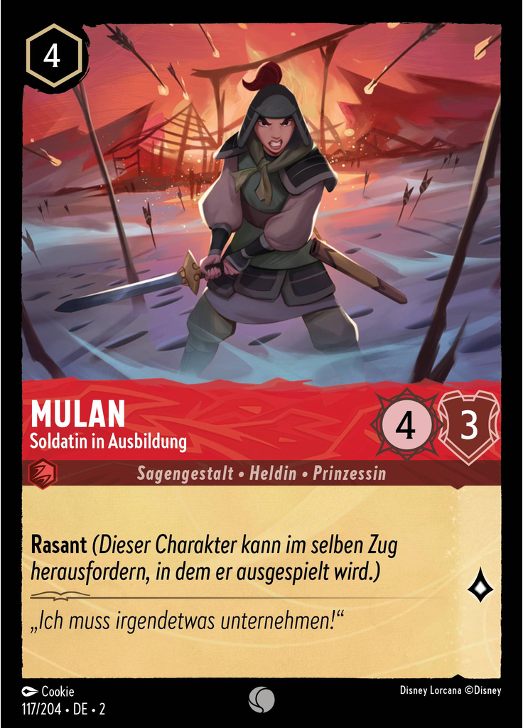 Mulan - Soldier in Training (Foil)