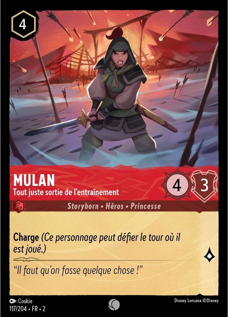 Mulan - Soldier in Training (Foil)