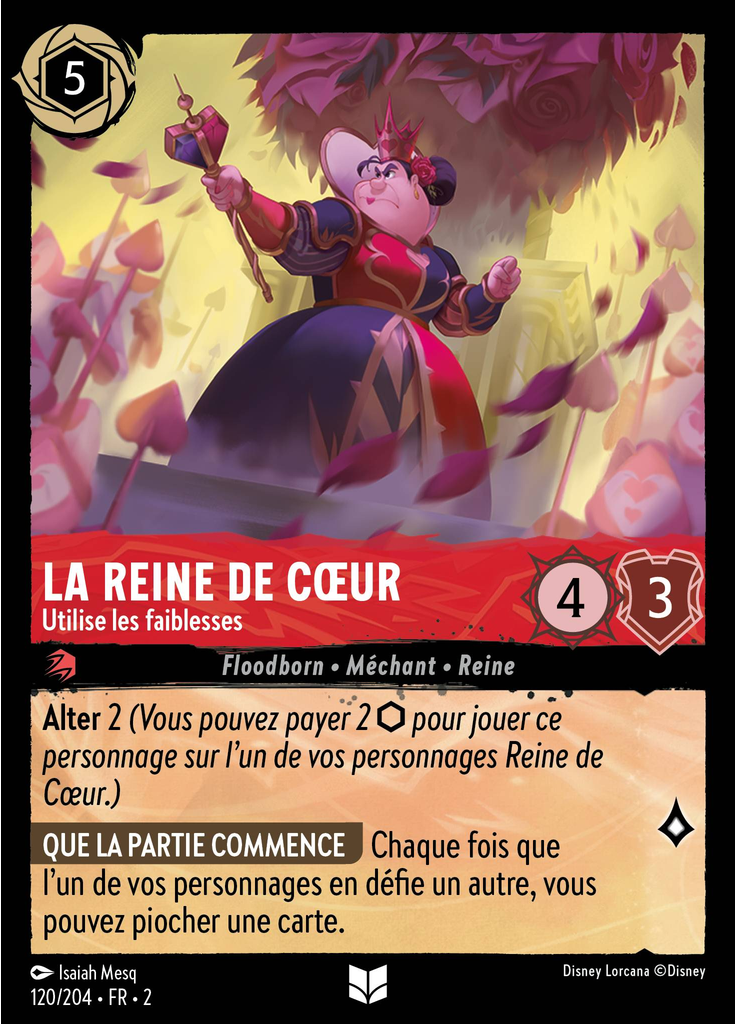 Queen of Hearts - Sensing Weakness (Foil)