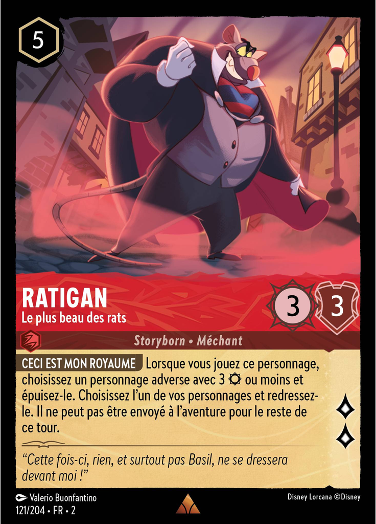 Ratigan - Very Large Mouse (Foil)