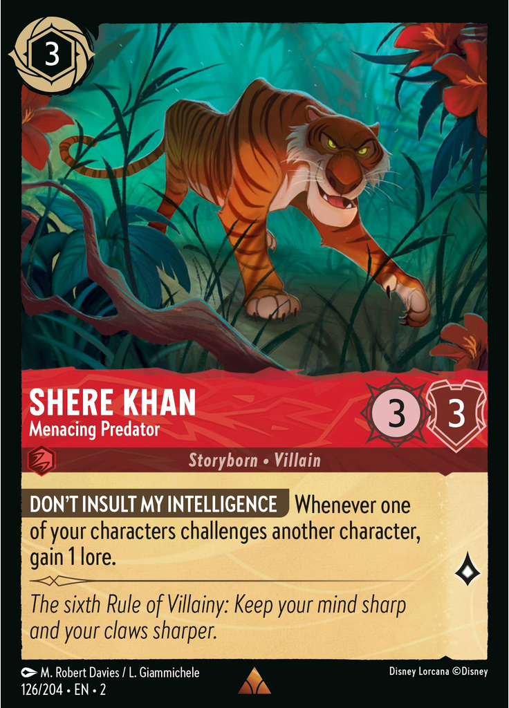 Shere Khan - Menacing Predator (Foil)