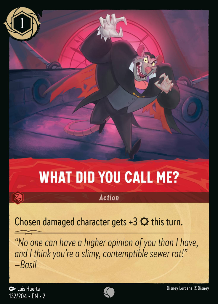 What Did You Call Me? (Foil)