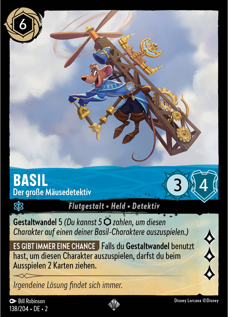 Basil - Great Mouse Detective (Foil)
