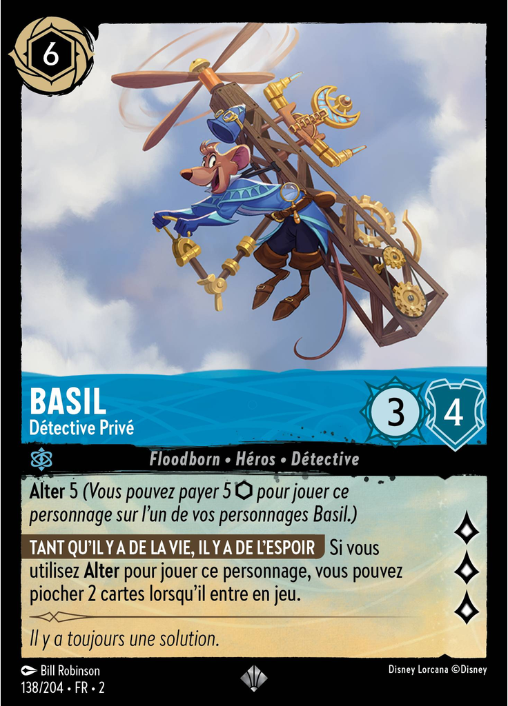 Basil - Great Mouse Detective (Foil)