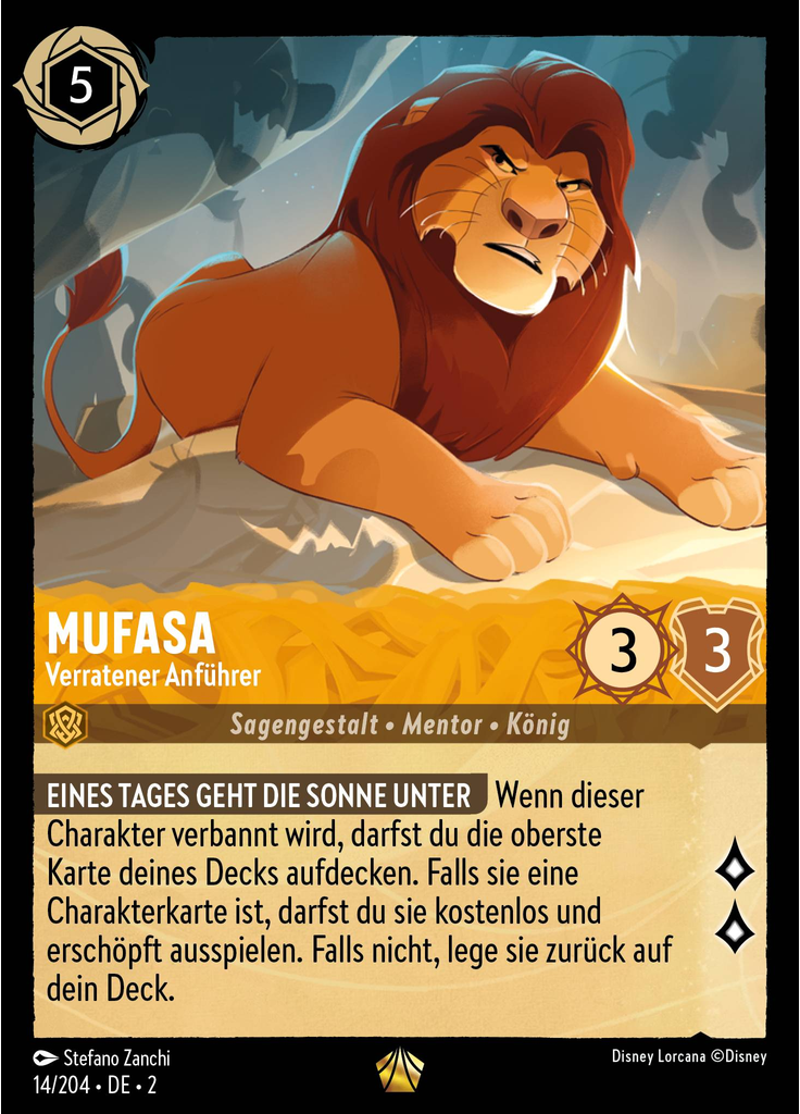 Mufasa - Betrayed Leader (Foil)