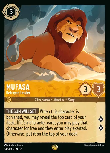 Mufasa - Betrayed Leader