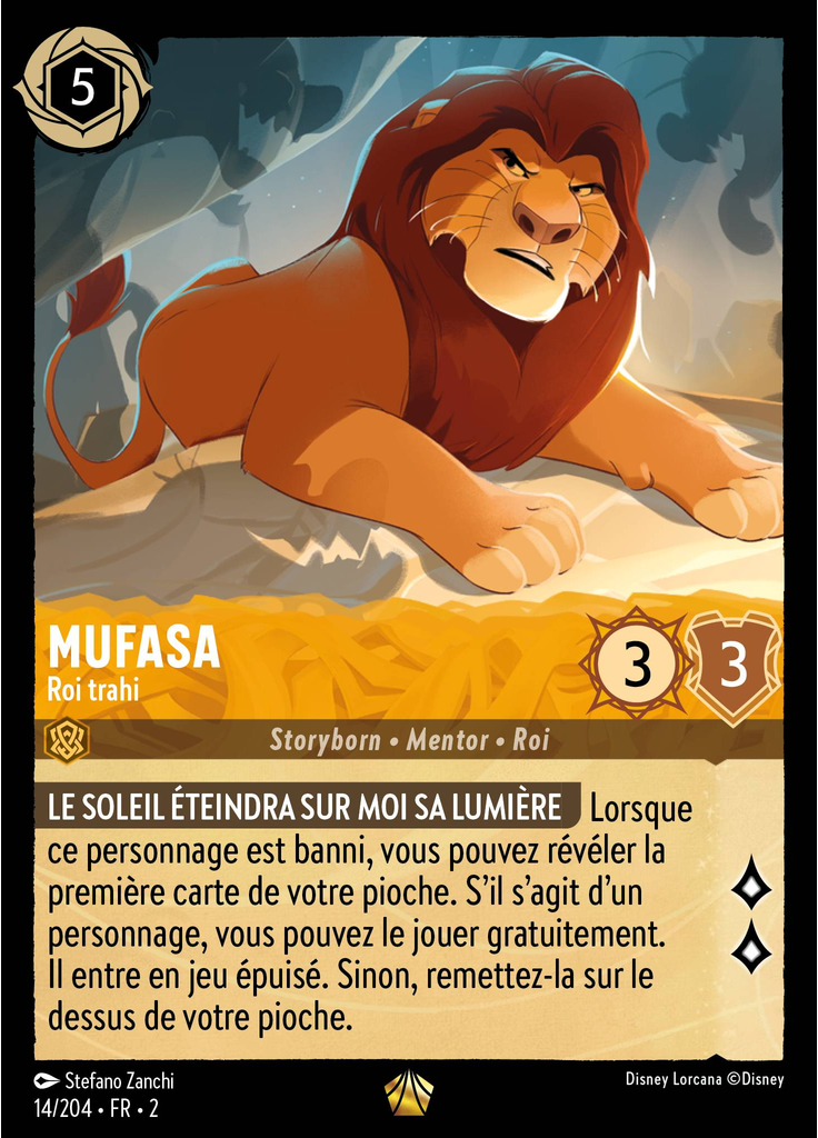 Mufasa - Betrayed Leader