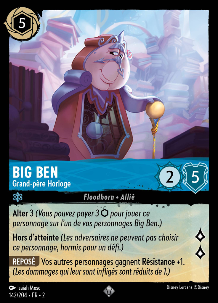 Cogsworth - Grandfather Clock (Foil)