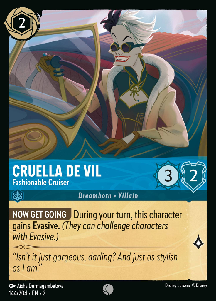 Cruella De Vil - Fashionable Cruiser (Foil)