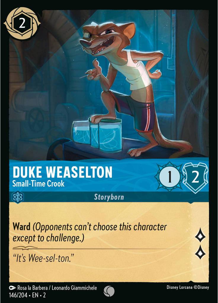 Duke Weaselton - Small-Time Crook (Foil)