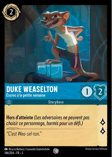 Duke Weaselton - Small-Time Crook