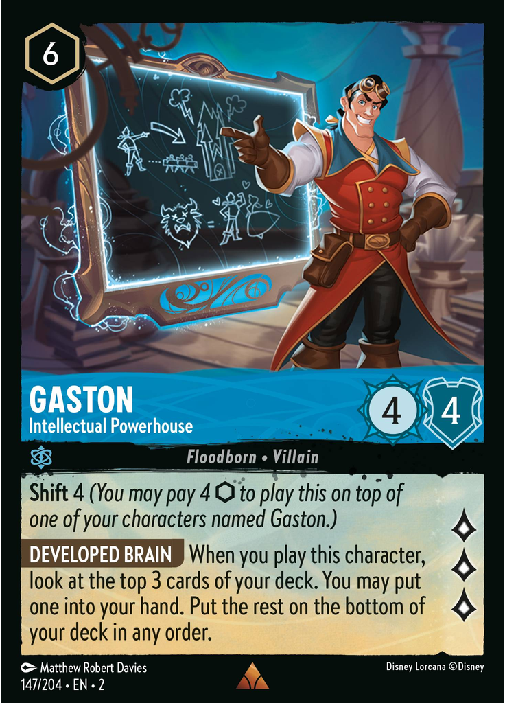 Gaston - Intellectual Powerhouse (Foil)
