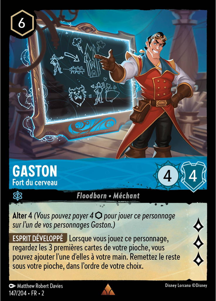 Gaston - Intellectual Powerhouse (Foil)
