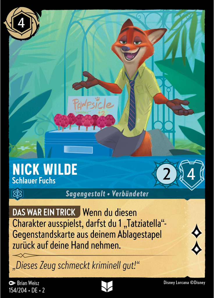 Nick Wilde - Wily Fox (Foil)