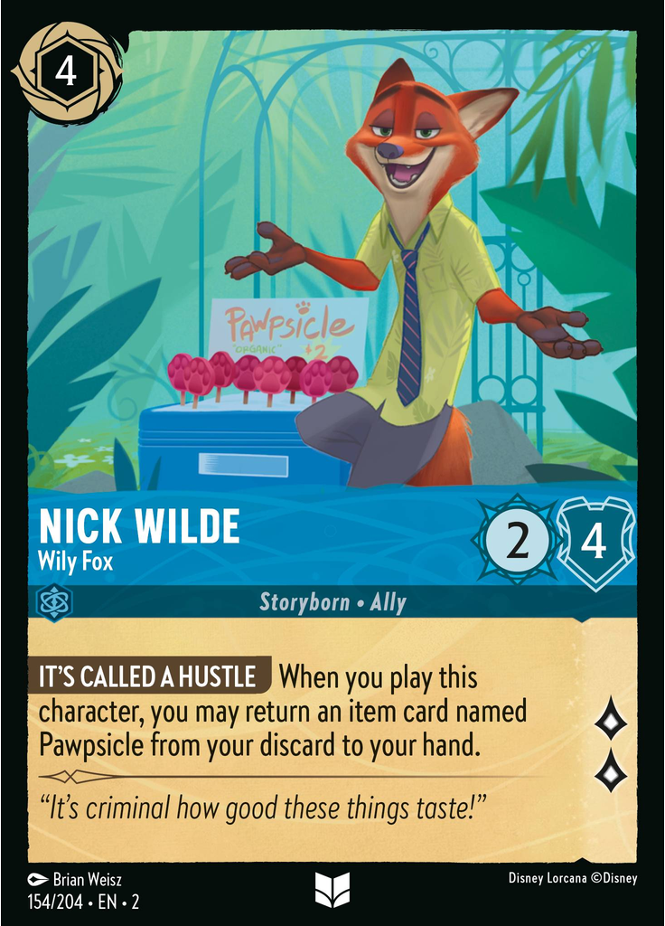 Nick Wilde - Wily Fox (Foil)