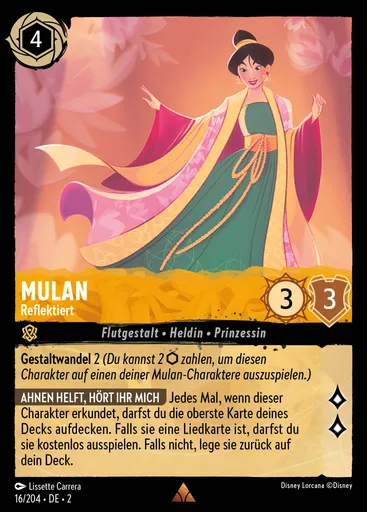 Mulan - Reflecting