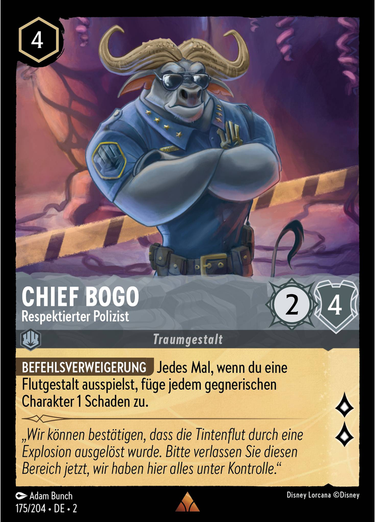 Chief Bogo - Respected Officer (Foil)