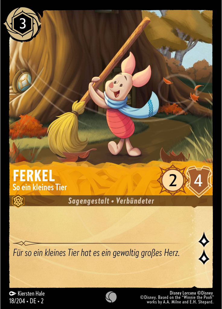 Piglet - Very Small Animal (Foil)