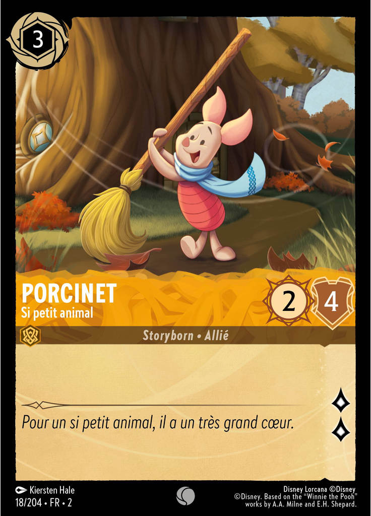 Piglet - Very Small Animal (Foil)