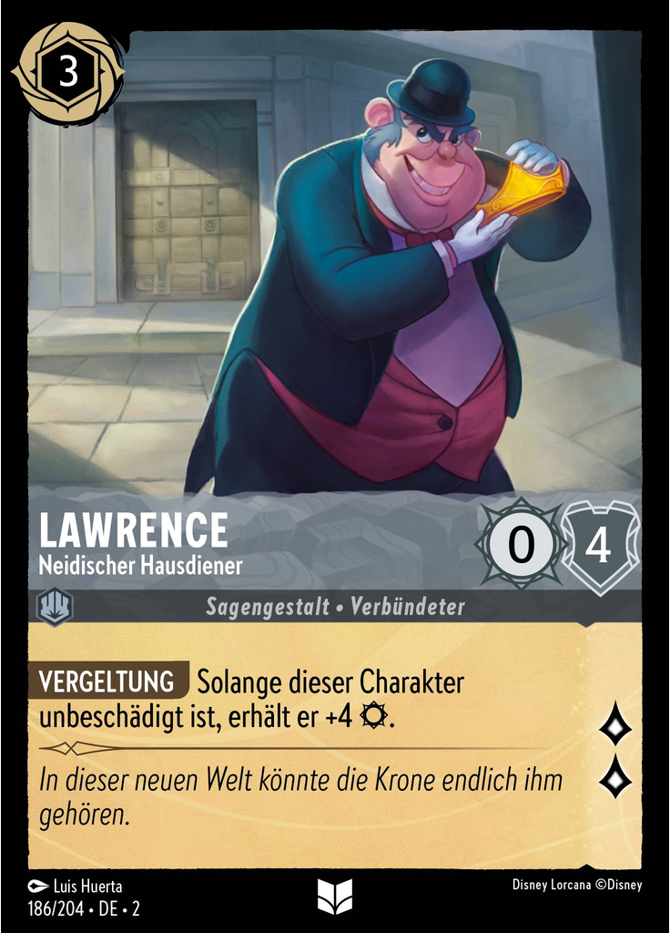 Lawrence - Jealous Manservant